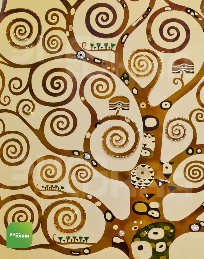 i-image по мотиву картины Г. Климта Дерево жизни +стразы